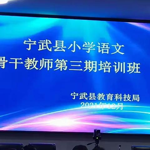 读书与教育，任重而道远——宁武县主题阅读骨干教师第三期培训活动收获与思考