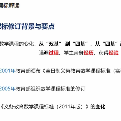 2022版数学课标整体解读