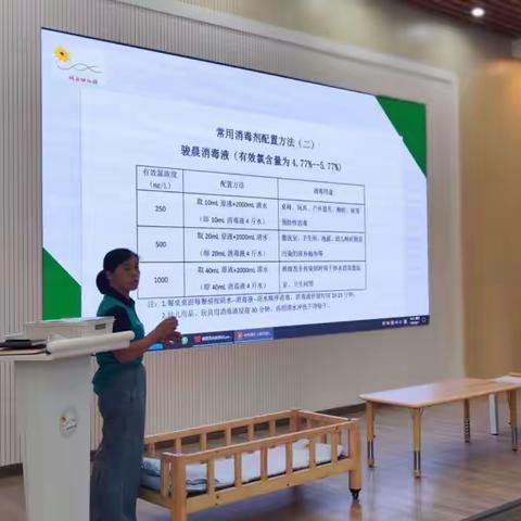 扬帆起航 ，聚力前行 ——城南幼儿园新学期保育员岗前培训。