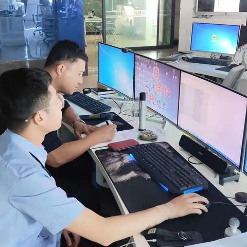 公安技术中心全体开展流调工作