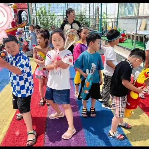 梦学园夏日清凉，水枪大战