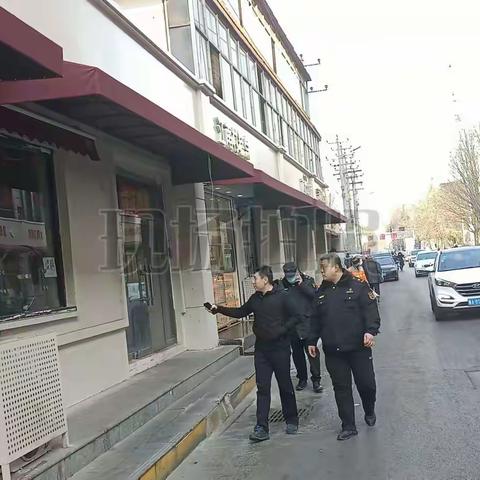 区综合行政法局考评股到西里街道检查