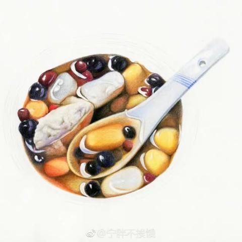 幼儿园美食日——椰奶红豆芋圆