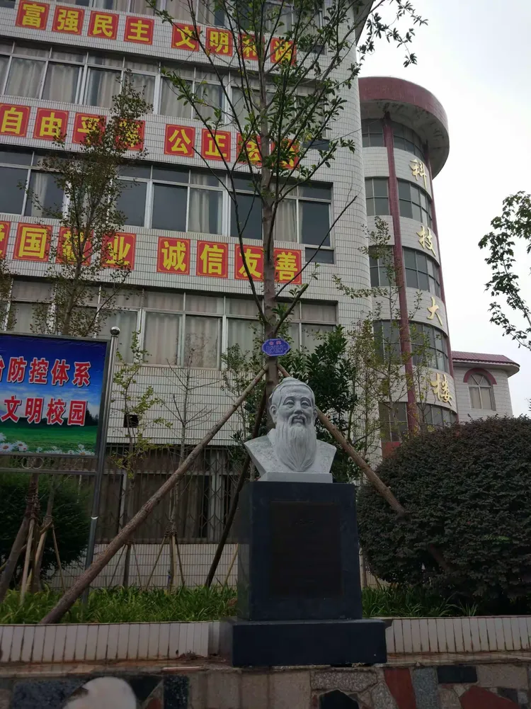 置身其中乐忘返,其境恰像植物园。——衡阳县一中优美环境揽胜