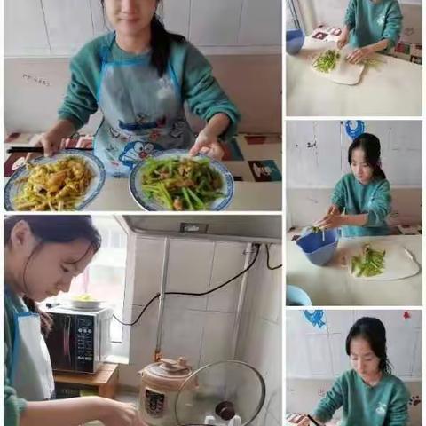 居家抗疫情 美食暖人心———六四班