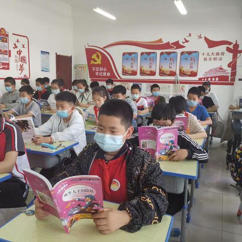 书香润童心，阅读伴成长--塔元庄小学读书社团活动