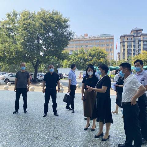 周至县政府副县长侯淑艳莅临县人民医院检查督导创文工作