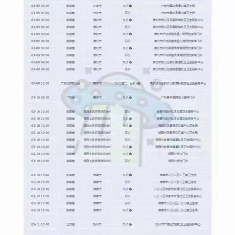 全国九价放苗