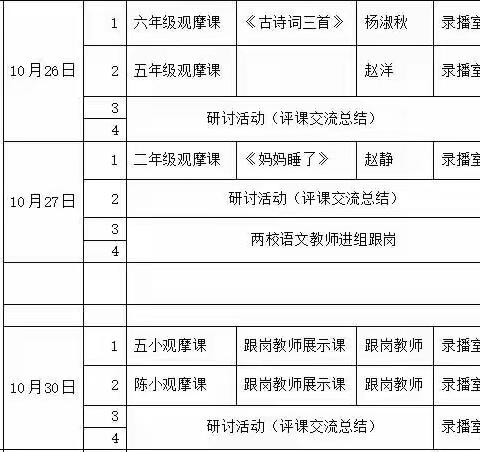 结伴而行，同研共进——双滦区第五小学赴第三小学跟岗研修活动纪实