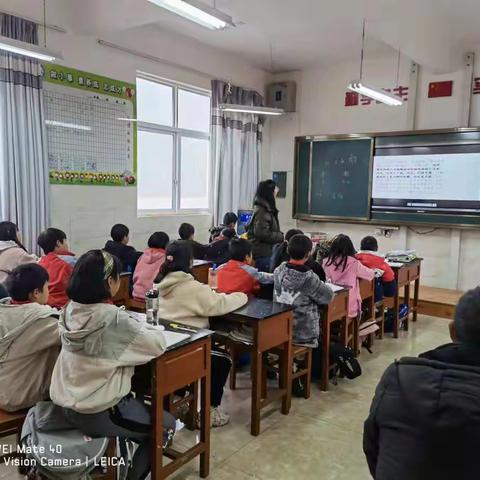 精细点化明示范， 勤耕当担默引领 ——华宁县教科所领导莅临山岐小学指导、检查教育、教学工作