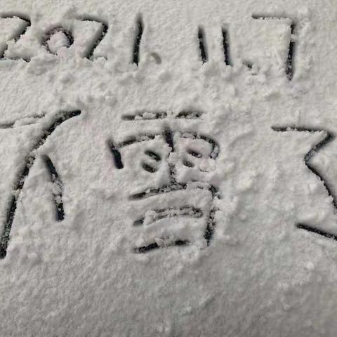 隔牖风惊竹，开门雪满园--记2021年立冬初雪