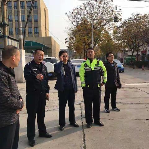 市委督导组王处长带队来高新区交警大队视察工作