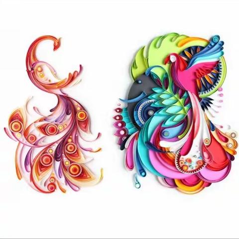 平顺县北社中学美术兴趣组之衍纸艺术🎨活动记录📝（教师篇）