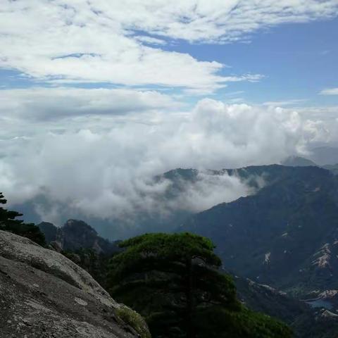 五岳归来不看山，黄山归来不看岳。(2018年8月游黄山)