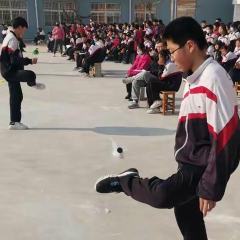 毽飞绳舞展风采——套楼初中举行踢毽子、跳绳比赛