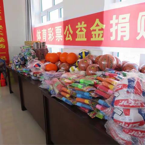 助力少年儿童，阳光快乐成长——突泉县杜尔基农场学校举行“公益体彩.快乐操场”捐赠仪式