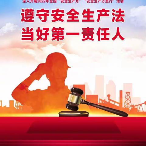 遵守安全生产法，当好第一责任人-----二毛学校安全生产月宣传教育活动