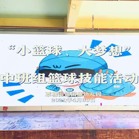 “小篮球，大梦想”---《中一班》篮球🏀技能活动