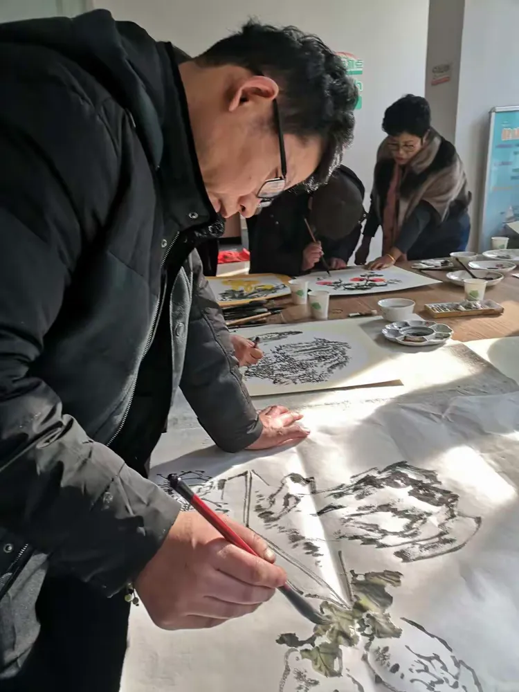 张申安老师书法