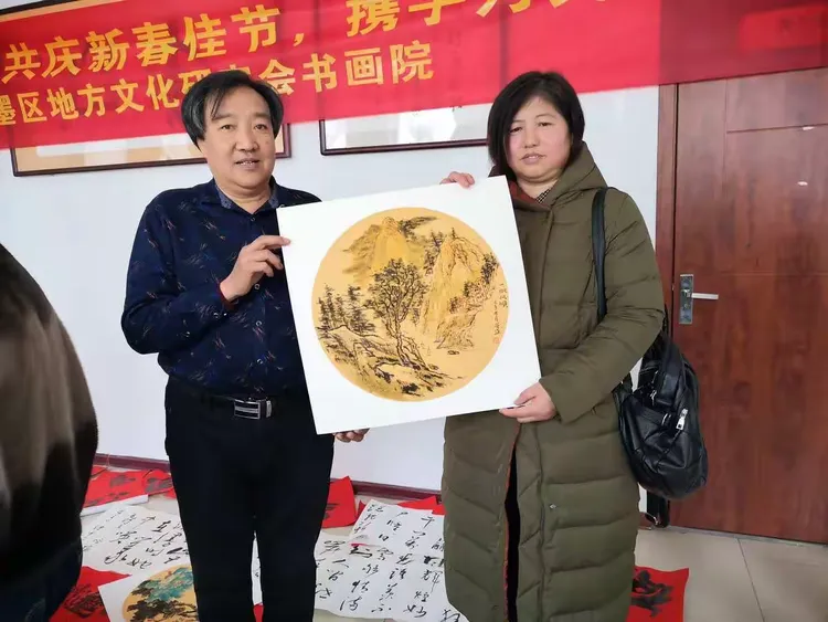 张申安老师书法