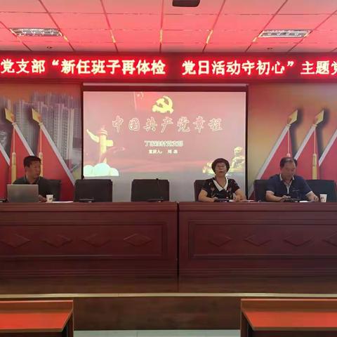 丁家洼村主题党日活动