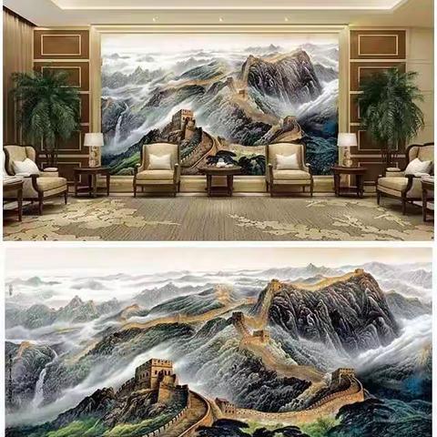 高温烧制背景墙、壁画（名画类）