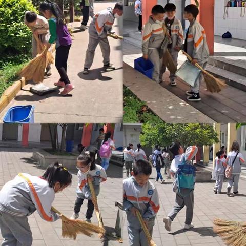 参与爱卫运动，共筑美丽家园——鄠邑区人民路小学、特殊教育学校爱国卫生月活动