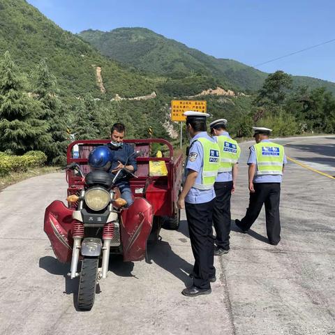 太白交警开展夏季道路交通安全整治“百日行动"