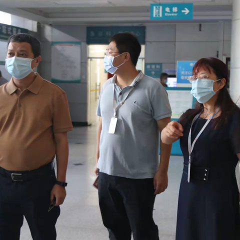 副院长袁璐、李玻率队开展创文巩卫检查督导