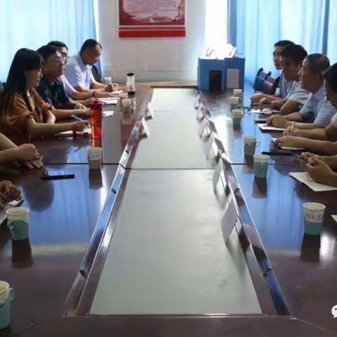 济南大学数学科学学院到高而办事处洽谈学校党员活动基地共建工作