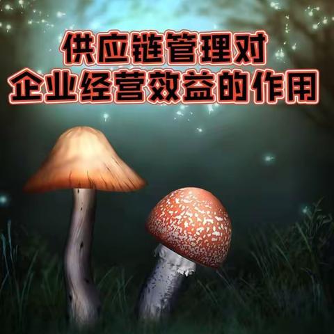 供应链管理对企业经营效益的作用