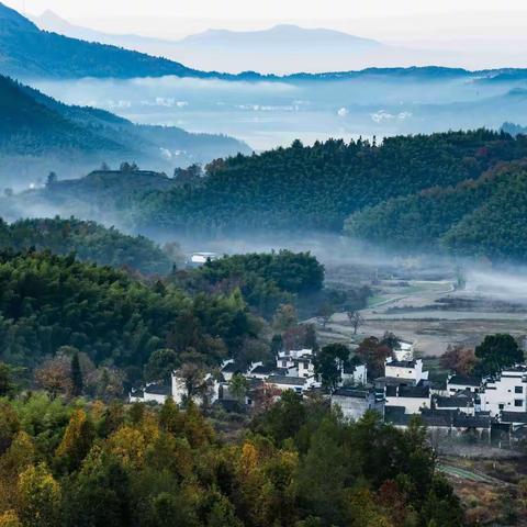 塔川秋色，陈慧菁古徽州赏秋之旅