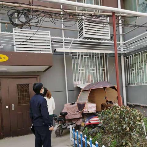 【莲湖科所动态】环城西路派出所社区民警进第三家属院检查