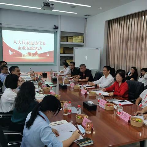访企业促交流，聚力量助发展——走访代表企业交流活动暨民生实事项目征集座谈会