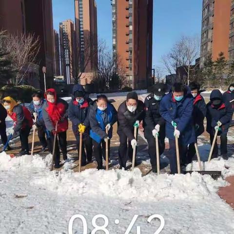 大连仲邦维行物业服务有限公司—阳春三月除雪纪实