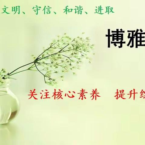 素养测评促花开，博雅学娃展风采   ——博雅小学二年级综合素养评价活动