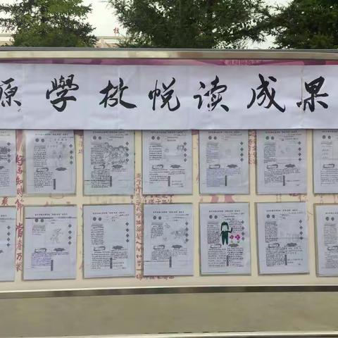 “共建书香校园，共享读书之乐”读书成果展