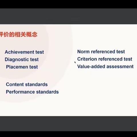 神头学区关于义教新课标中英语评价相关要点解读学习心得