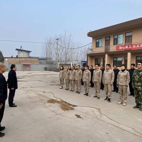打造两支队伍——二七三处保卫、物管队伍军训风采