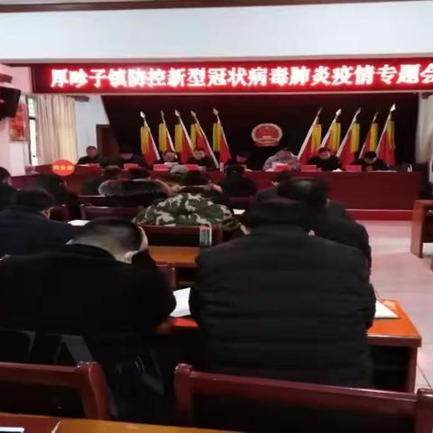 厚畛子镇防控新型冠状病毒肺炎疫情专题会
