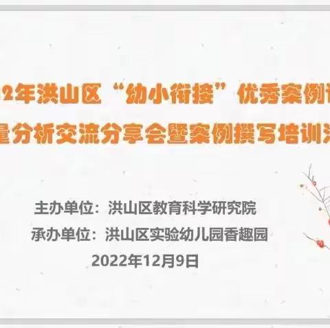 聚焦核心，携手出发——《2022年洪山区“幼小衔接”优秀案例评比，质量分析交流分享会暨案例撰写培训活动》第二期