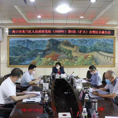 美兰区政府召开党组(扩大)会研究部署疫情防控和复工复产期间安全生产有关工作