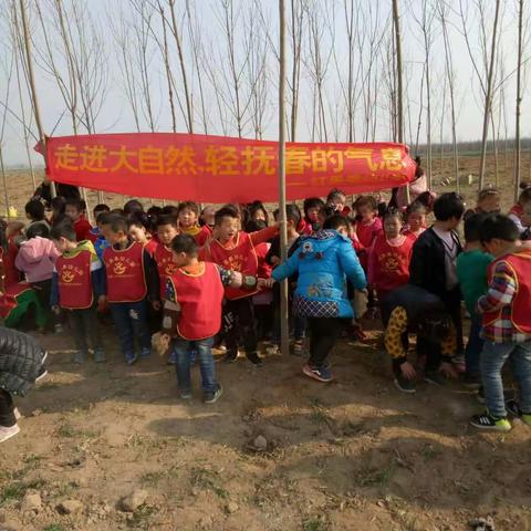 红果果幼儿园2018年3月12日植树节--为家园添一抹绿色与希望