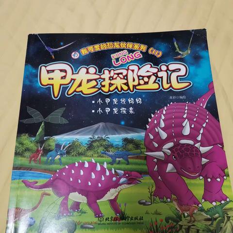 《一路书香》东盛小学一年四班王心然家庭读书会第22期《甲龙探险记》