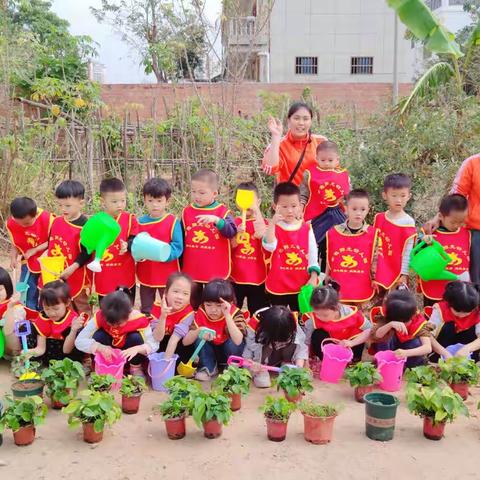 🌹🌹🌹金色阳光幼儿园大三班植树节活动 🤗🤗🤗🤗