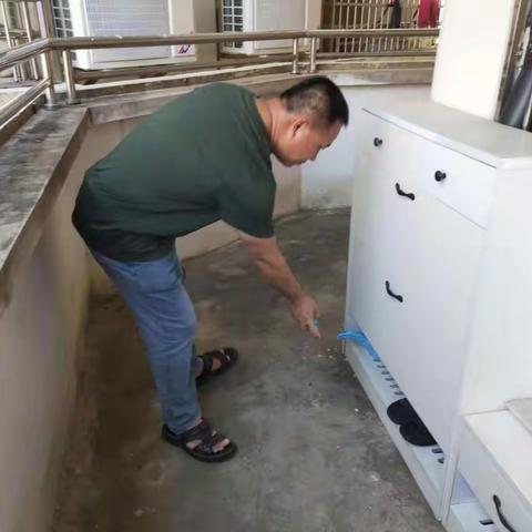 海南白驹学校第四支部开展“不忘初心、牢记使命”暨防控登革热主题日活动