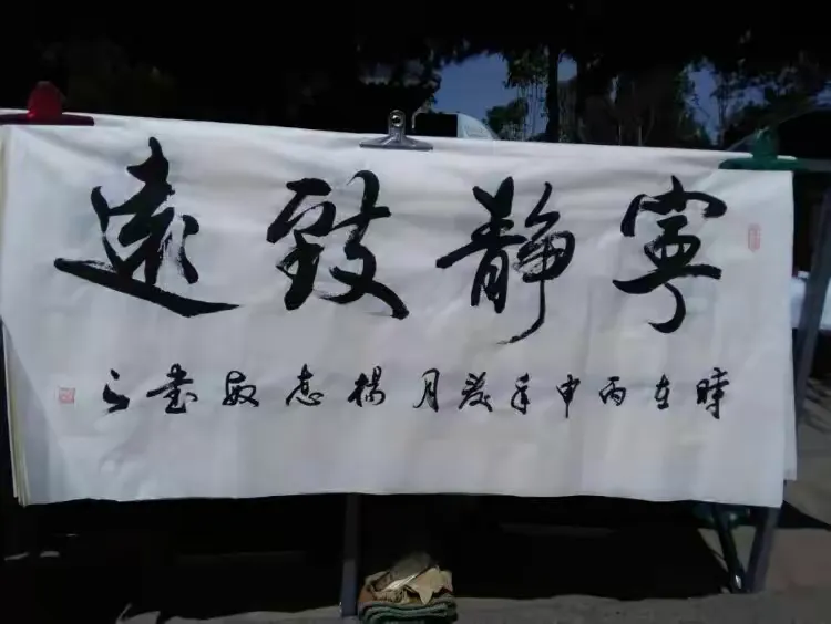 山里人书法家杨志敏的作品