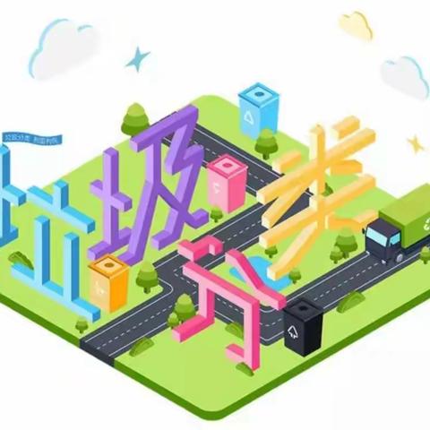 共同携手🌈助力环保——花溪区自在城幼儿园垃圾分类知识宣传