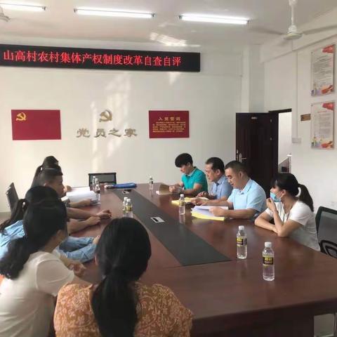 城西镇农业服务中心到山高村开展农村集体产权制度改革自查自评工作