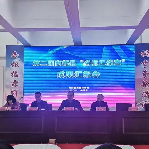 年会展成果  成员亮风采——记商都县第二届“名师工作室”成果汇报会